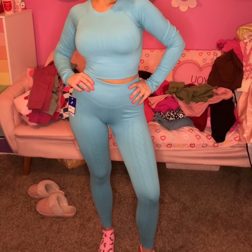 target joylab blue sweater matching set